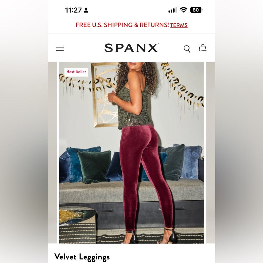 Brand new velvet SPANX